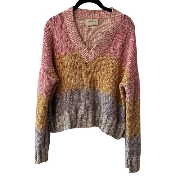 Eleven Six color block ombré Brie Sweater size xs/small - Picture 1 of 5